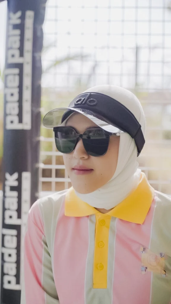 pose sebelum main padel
